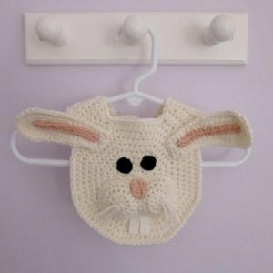 Bunny Rabbit Drool Spit Bib