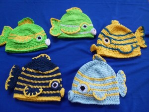 Fish Hat crochet pattern by Darleen Hopkins