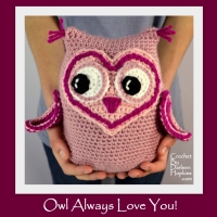 Owl crochet pattern amigurumi by Darleen Hopkins