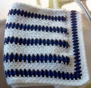 Photo courtesy of Tammy Thompson Nighty Night Baby Blanket Crochet Pattern by Darleen Hopkins