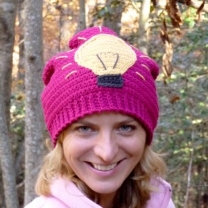 The Light Bulb Thinking Cap crochet pattern by Darleen Hopkins