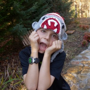 Zombie Sock Monkey Crochet Hat Pattern by Darleen Hopkins