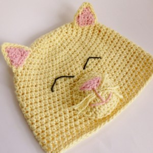 Happy Kitty Hat crochet pattern by Darleen Hopkins