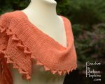 Moxie crocheted shawl pattern by Darleen Hopkins #CbyDH