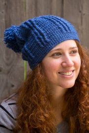 Blue Rivers crochet hat pattern by Darleen Hopkins, photo by ILikeCrochet.com
