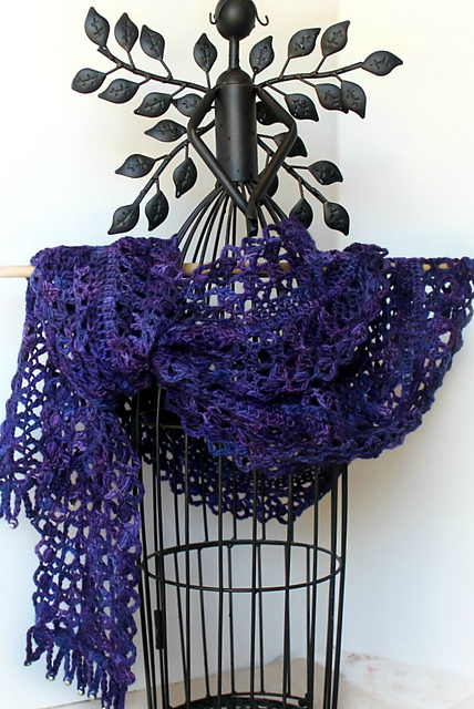 Nacogdoches Night Scarf by Betty Fay Wallace