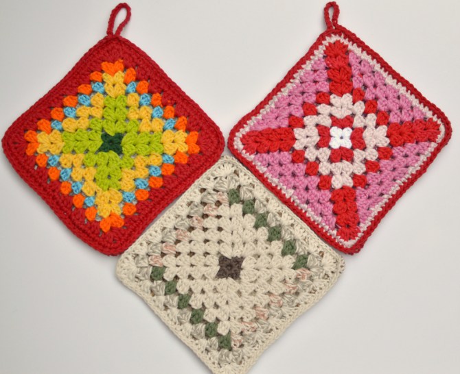 crochet Pot holder swap