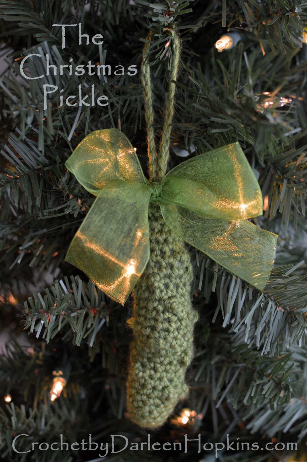 Ornament – Christmas Pickle Gift Set | Crochet By Darleen Hopkins