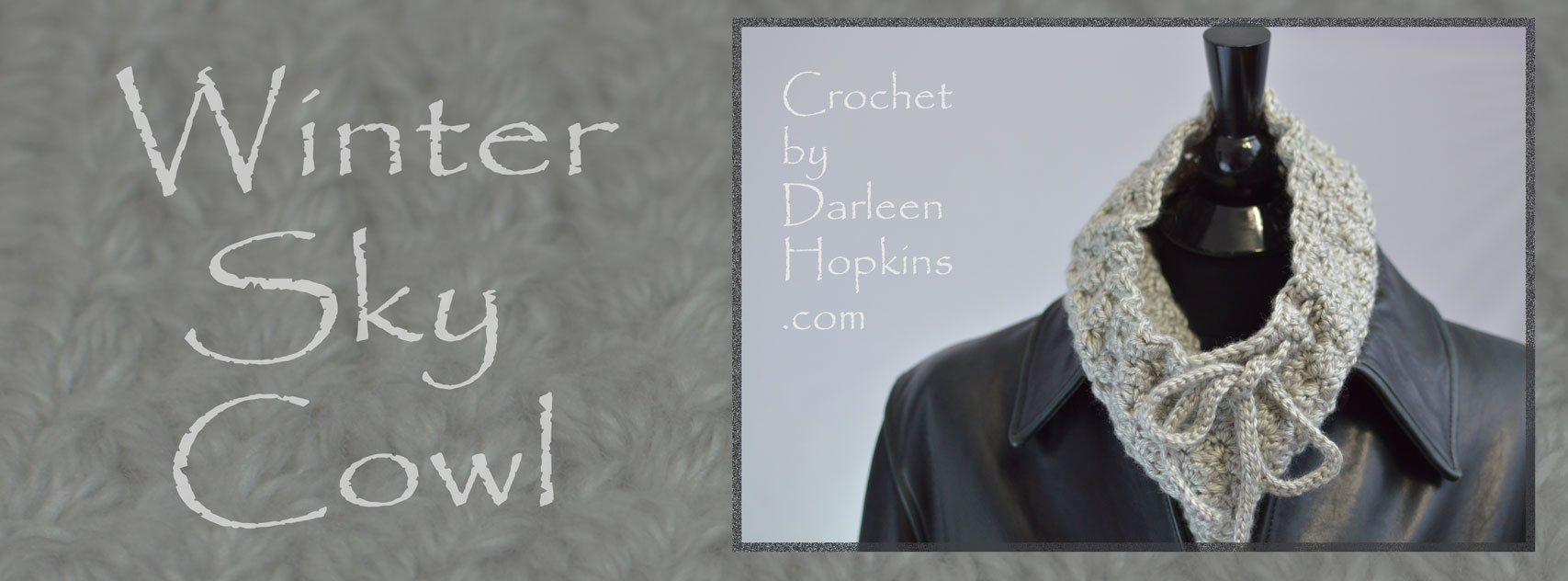 Winter Sky Cowl, crochet pattern by Darleen Hopkins