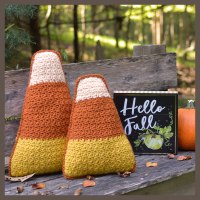 Candy corn, havest corn crochet pattern by Darleen Hopkins