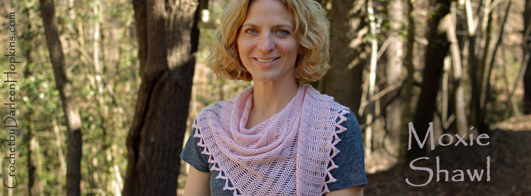 Moxie shawl crochet pattern by Darleen Hopkins